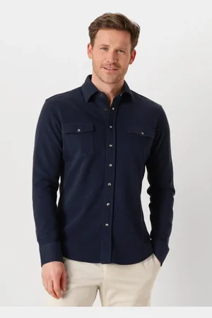 Profuomo Heren Overhemden Overshirt Wester - - Maat XL