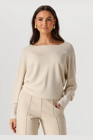 NUKUS Dames Truien & Vesten Batwing Pullover Lurex - - Maat XL