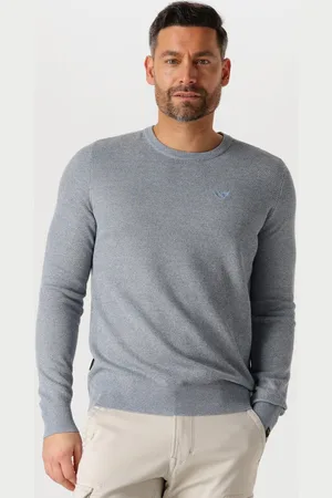 PME Legend™ Heren Truien & Vesten R-neck Cotton Modal - - Maat XL