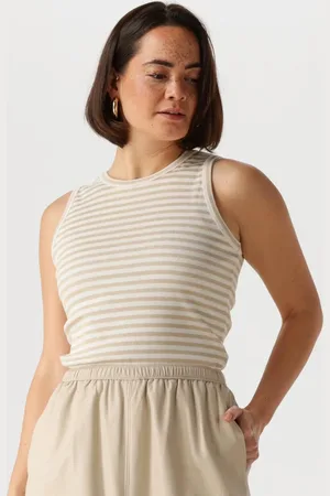 NUKUS Dames Tops & T-shirts Stefania Singlet Stripes - - Maat XL