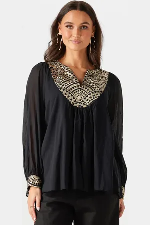 Greek Archaic Kori Dames Blouses 340552 - - Maat XS