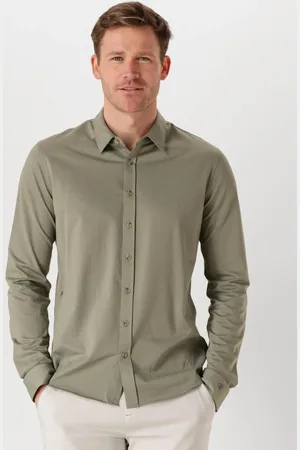 Cast Iron Heren Overhemden Long Sleeve Shirt Twill Jersey 2 Tone - - Maat XL