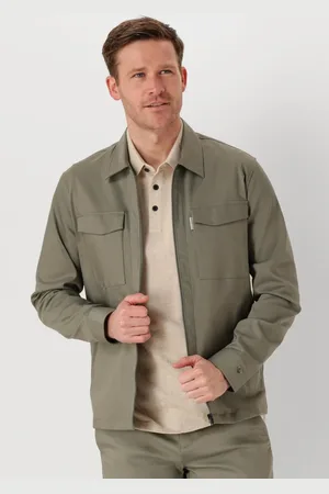 Cast Iron Heren Overshirts Long Sleeve Shirt Overshirt Regular Fit - - Maat XL