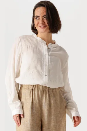 NUKUS Dames Blouses Rosan Blouse Embroidery - - Maat XL