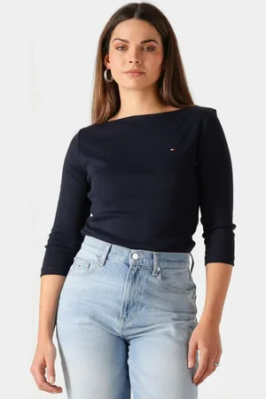 Tommy Hilfiger Dames Tops & T-shirts New Cody Slim Boat-nk 3/4slv - - Maat S