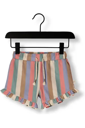Your Wishes Meisjes Broeken Stripes Rufffle Short - - Maat 116