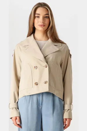 beaumont Dames Jassen Gracy Short Trench - - Maat 34
