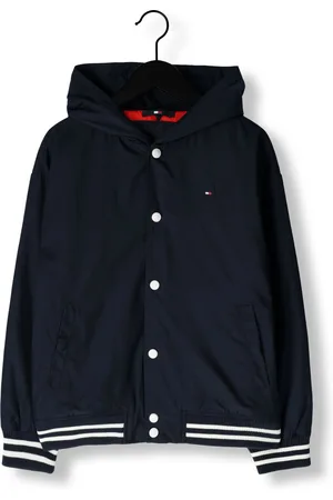 Tommy Hilfiger Jongens Jassen Hooded Grapic Bomber - - Maat 122