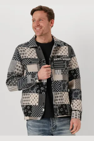 Anerkjendt Heren Overshirts Akoscar Patchwork Overshirt - - Maat XL