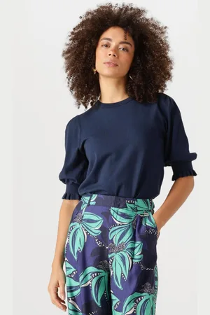 Fabienne Chapot Dames Truien & Vesten Molly Short Sleeve Pullover - - Maat S