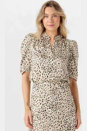 Neo Noir Dames Blouses Roella Desert Dot Blouse - - Maat 34