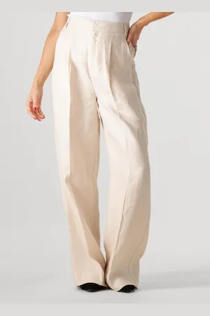 Copenhagen Muse Dames Broeken Nature White Pant - - Maat XL