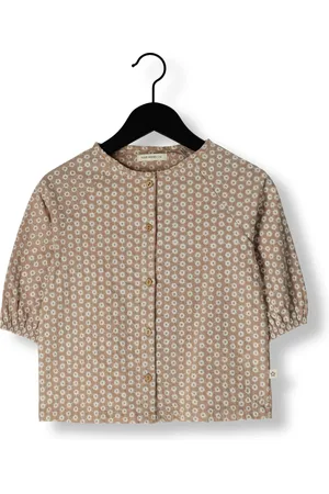 Your Wishes Meisjes Blouses Broderie Raglan Blouse - - Maat 110