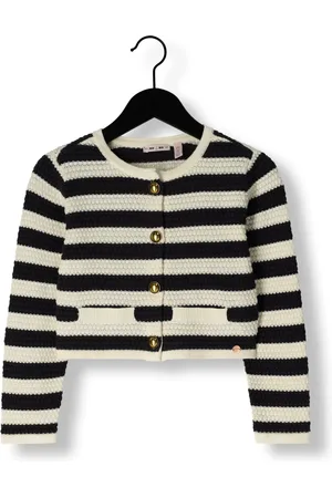 NoNo Meisjes Truien & Vesten Aiko Striped Cardigan - - Maat 110/116