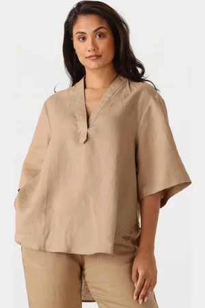 Resort Finest Dames Tops & T-shirts Short Sleeve Blouse - - Maat XL