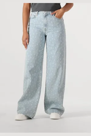 Catwalk Junkie Dames Jeans Jeans Loose With Textured Fabric - - Maat 27