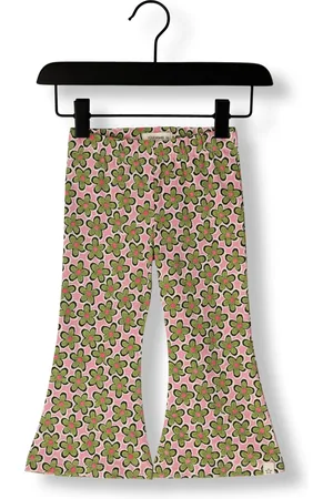 Your Wishes Meisjes Broeken Rio Flower Flared Legging - - Maat 104