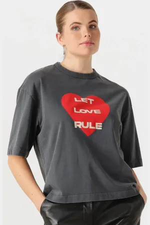 Catwalk Junkie Dames Tops & T-shirts Graphic Tshirt - - Maat 34