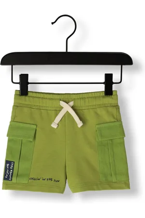 Your Wishes Jongens Broeken Solid Cargo Shorts - - Maat 104