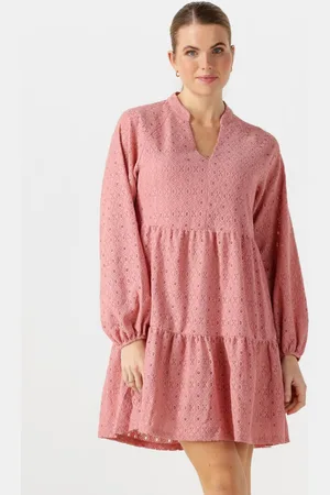 Object Dames Jurken Objlaila Gia L/s Re Short Dress - - Maat 34