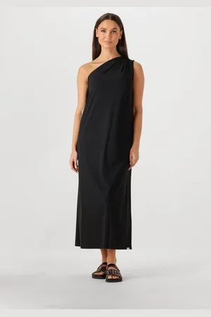 penn ink Dames Jurken Dress One Shoulder - - Maat 34