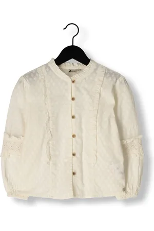 Daily7 Meisjes Blouses Shirt Longsleeve Ruffle - - Maat 104