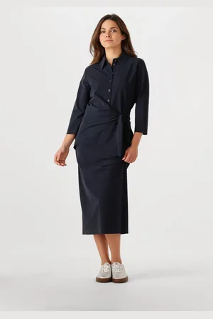 penn ink Dames Jurken Dress Navy - - Maat 34