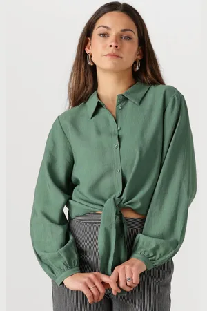 ANOTHER LABEL Dames Blouses Bois Shirt L/s - - Maat XL
