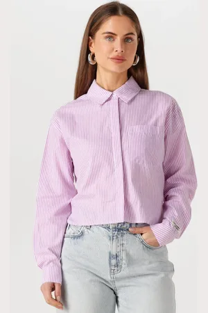 Colourful rebel Dames Blouses Aliya Stripe Boxy Blouse - - Maat XL
