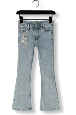 Daily7 Meisjes Jeans 2400 Flared Fit Embroderie - - Maat 104