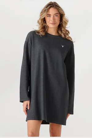Alix the label Dames Jurken Ladies Knitted Sweater Dress - - Maat XL