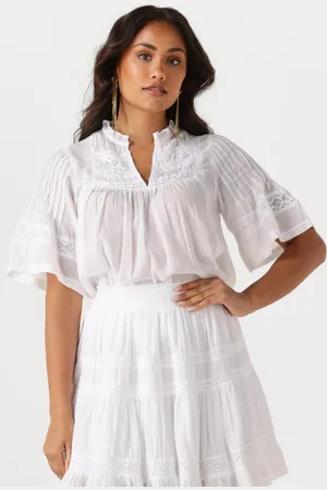 Neo Noir Dames Blouses Siama S Voile Blouse - - Maat 34