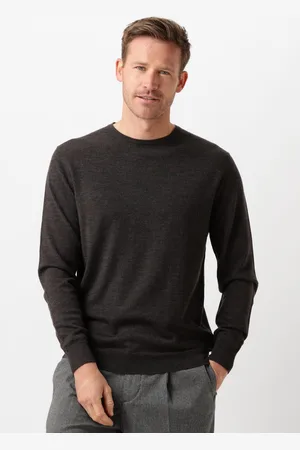 Profuomo Heren Truien & Vesten Pullover Crewneck - - Maat S