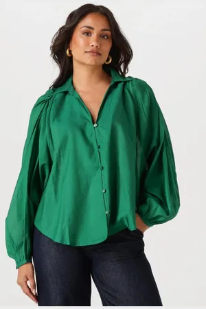 POM Amsterdam Dames Blouses Lena Meadow - - Maat 34