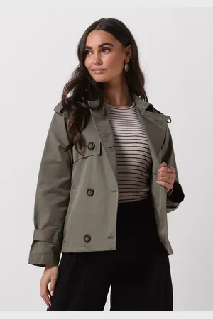My Essential Wardrobe Dames Jassen Miramw Short Trenchcoat - - Maat 36