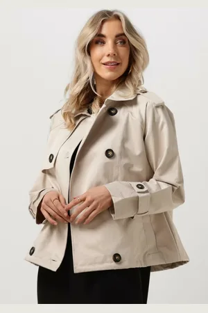 My Essential Wardrobe Dames Jassen Miramw Short Trenchcoat - - Maat 36