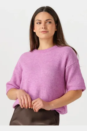 SELECTED Dames Tops & T-shirts Slfmaline-liliana 2/4 Knit O-neck - - Maat XS