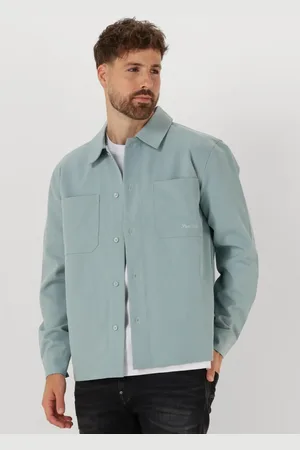 Pure Path Heren Overhemden Loose Fit Longsleeve Shirts - - Maat XL