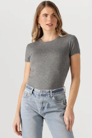 With Black Dames Tops & T-shirts Wblheather Ss Tee - - Maat XL