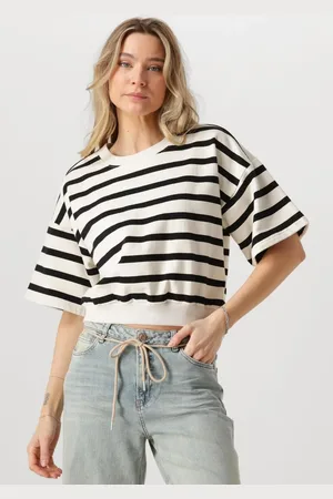 Minus Dames Truien & Vesten Estella Short Sleeve Sweat - - Maat XL
