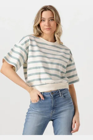 Minus Dames Truien & Vesten Estella Short Sleeve Sweat - - Maat XL