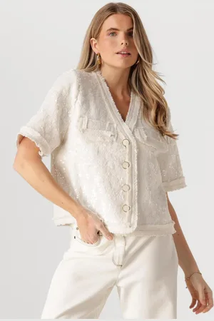 NUKUS Dames Truien & Vesten Sara Blazer Paillet - - Maat XL
