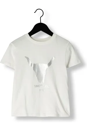 Alix the label Meisjes Tops & T-shirts Knitted Bull T-shirt - - Maat 104