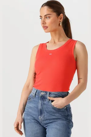 Tommy Hilfiger Dames Tops & T-shirts Tjw Essential Rib Tank Ext - - Maat XL