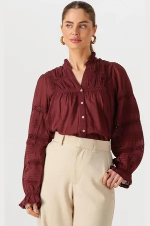 Neo Noir Dames Blouses Lyla S Voile Blouse - - Maat 34