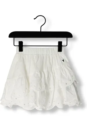 Alix the label Meisjes Rokken Broderie Skirt - - Maat 104
