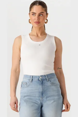 Tommy Hilfiger Dames Tops & T-shirts Tjw Essential Rib Tank Ext - - Maat XL