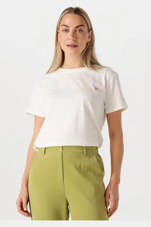 Ydence Dames Tops & T-shirts T-shirt La Dolce Vita - - Maat XL