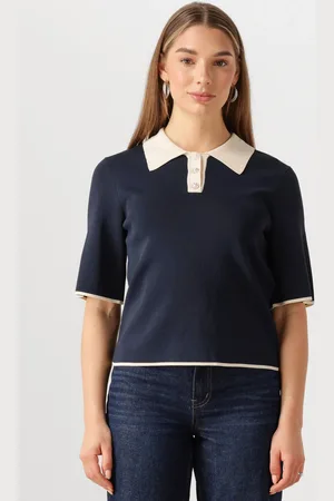 Y.A.S Dames Tops & T-shirts Yasmille Ss Knit Pullover - - Maat XL