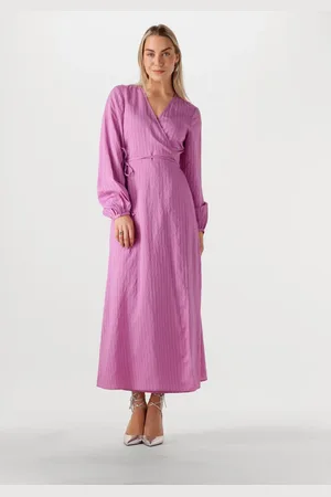 SELECTED Dames Jurken Slflucia-susie Ls Ankle Wrap Dress - - Maat 34